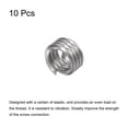 thumbnail image 3 of Unique Bargains 1/4-20 UNC 1.0D 304 Acier Inoxydable Inserts Filetés Manchon de Réparation de Vis 10 Pack, 3 of 5