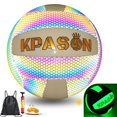 thumbnail image 1 of Voleibol oficial KPASON Holographic Glow, talla 5, para interiores y exteriores, 1 of 6