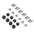 thumbnail image 3 of Undertray Clip, Engine Underbody Fastener 8D0805121 Simple To Replace 8D0805960 4A0805163 Rugged ABS Metal Practical  Replacement For A3 A4 A6 A8 For Car, 3 of 8