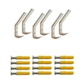 thumbnail image 1 of EBaokuup 6 Set Helmet Holder - Wall Mounted Motorbike Helmet Storage Rack with Mounting Screws (6 Hooks + 12 Screws), 1 of 6