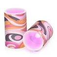 thumbnail image 7 of Yayeee Flameless Candles with Remote Flickering Battery Operated Multi Color Changing, Swirling Circles, 7 of 7