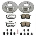 thumbnail image 3 of PowerStop Rear Z26 Street Warrior Carbon-Fiber Ceramic Brake Pad and Drilled and Slotted Rotor Kit Fits: AUDI Select Models K848-26, 3 of 9