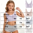 thumbnail image 2 of Girls Soft Breathable Comfort Stretch Bra for Everyday Wear and Active Play, 2 of 6