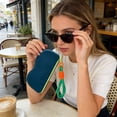thumbnail image 1 of Bolsa para gafas con bloqueo de color Funda protectora para gafas de sol Bolsa de almacenamiento para gafas Práctica para llevar contigo cuando sales Funda de silicona para gafas Bolsillo ocular de si, 1 of 6