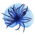 thumbnail image 2 of Bandeau en Filet Plumes Grandes Fleurs Fête Filles Femmes Fascinateur Couvre-Chef, 2 of 4