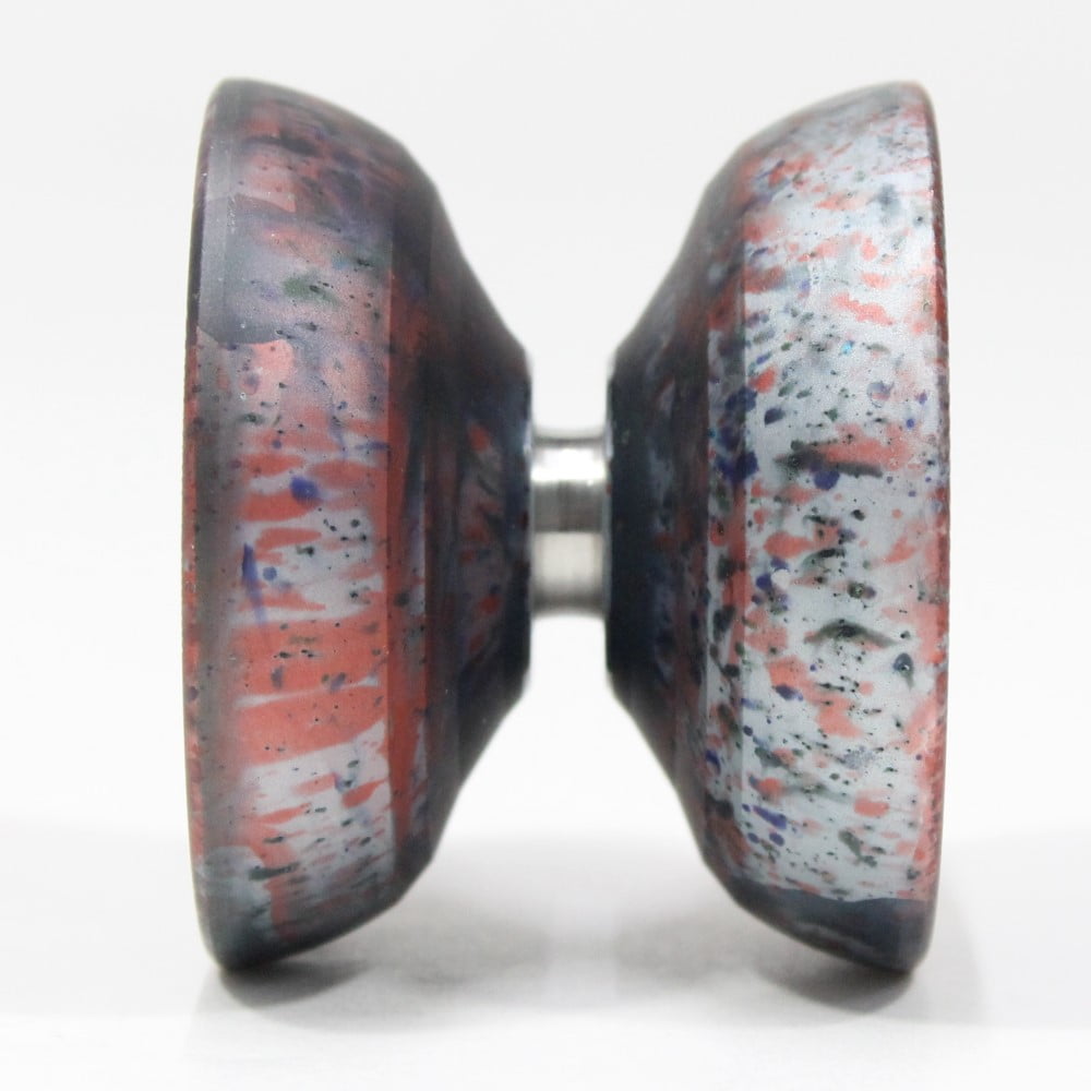 TOP YO Colossus 7 Yo-Yo - Seventh Generation - 7003 AL YoYo (Ash Black Red Silver)