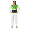 thumbnail image 4 of Disney Toy Story Adult Buzz Lightyear Hooded One Piece Costume Fleece Pajama Union Suit, 4 of 7