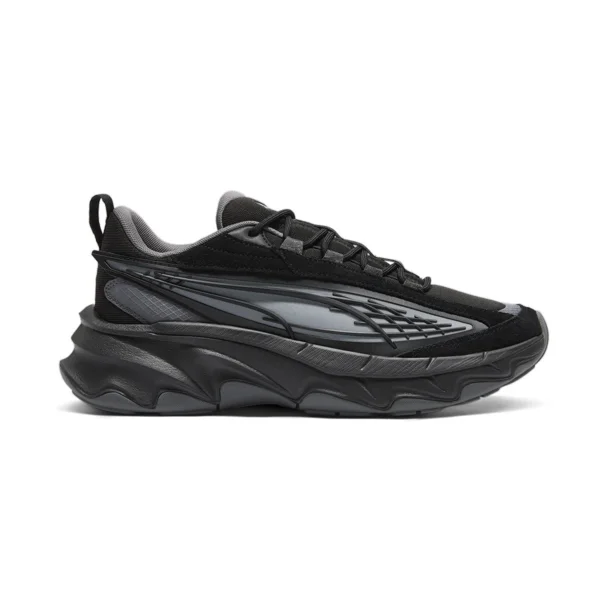PU & MA Carbon Particle 40050801 Mens Black Canvas Lifestyle Sneakers Shoes