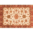 thumbnail image 1 of Ahgly Company Indoor Rectangle Oriental Orange Traditional Area Rugs, 7' x 9', 1 of 4