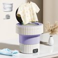 thumbnail image 5 of Portable Mini Washing Machine | Foldable Design for Travel & Apartments | 8L Capacity | 110V US Plug | 3 Wash Modes | For Underwear, Socks & Small Items, 5 of 9