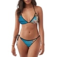 thumbnail image 1 of Balery Shells and Starfish Pijama Estampado Bikini de Dos Piezas para Mujer - Conjunto de Bikini Ajustable Sexy y Cómodo para Playa, 1 of 6