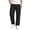 Black, variant on WDWYY Boys Pull On Cargo Pants Relaxed Fit Durable Elastic Waist Straight Leg Casual Pants with Multi Pockets Khaki 5-15Y