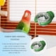 thumbnail image 4 of Comedero para pájaros con clip, jaula para pájaros, bebedero y comedero para agapornis y pequeños animales, 4 of 4