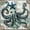 Octopus Starfish Pattern, variant on Yayeee Wall Clock Battery Operated 9.5" Silent Non-Ticking for Living Room, Dog Cat Love