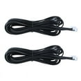 thumbnail image 1 of 2X 6P6C RJ11 Linea Cable de Telefono del Modem de Fax de Extension de Telefono 5M Longitud Negro, 1 of 5