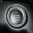 thumbnail image 6 of PULLIMORE 3 Pcs Bling Car Decor Crystal Rhinestone Car Engine Start Stop Decoration Ring, Bling Car Interior Accessories for Women, Push to Start Button Sticker(Blue), 6 of 8
