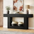 thumbnail image 3 of Tribesigns 63" Console Table, Farmhouse 2-Tier Entryway Table with U-Shaped Base, 3 of 7