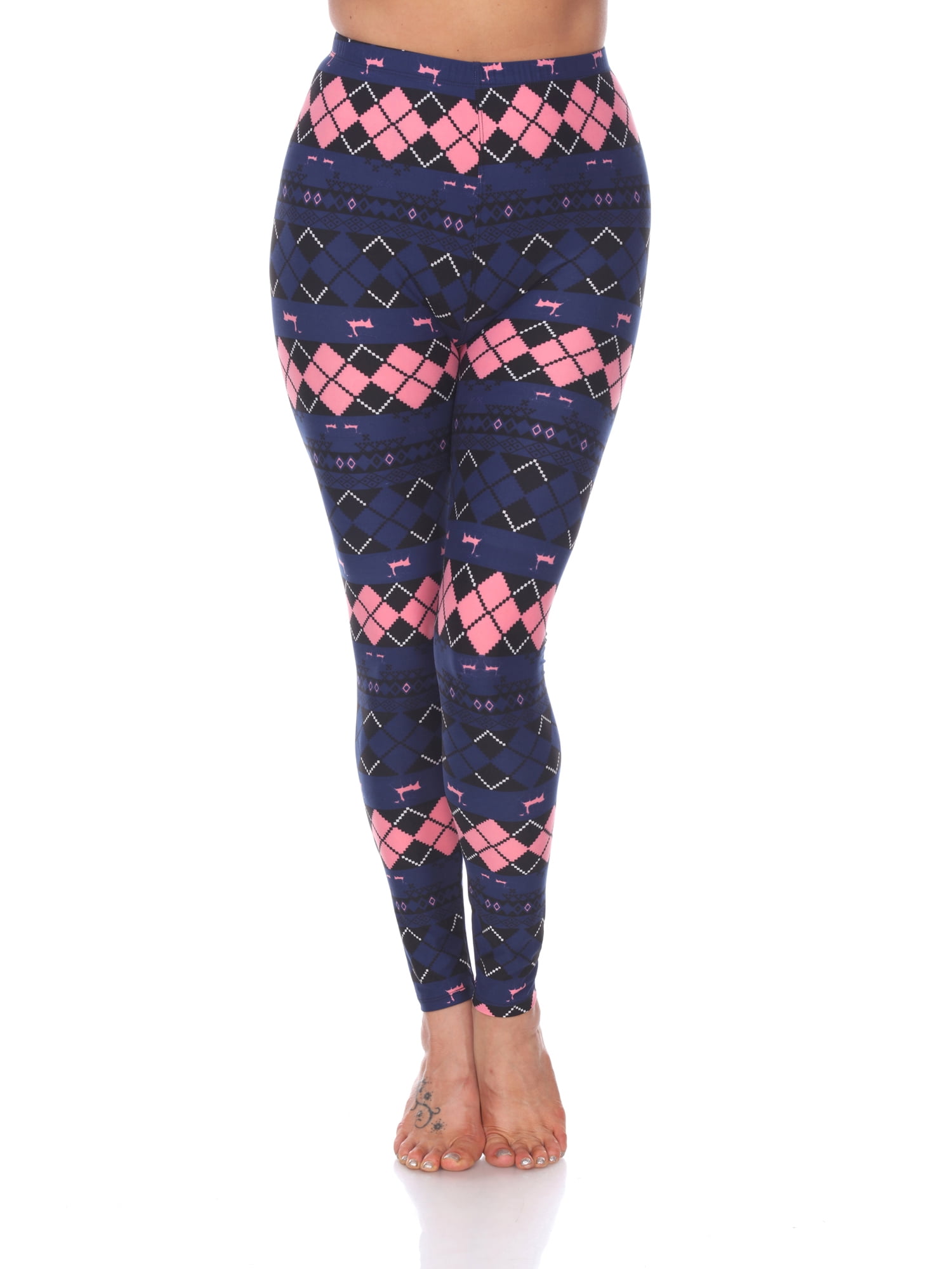Argyle Print Leggings 