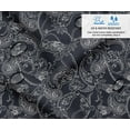 thumbnail image 2 of Soimoi Upholstery & Outdoor Fabric By 2 Yard - Paisley Pattern - 56" Wide Water-Repellent Cloth for Furniture, Bags & Patio Projects - Gray, 2 of 7