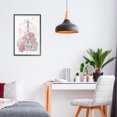 thumbnail image 3 of Stupell Industries Contemporary Peony Paris Eiffel Tower Black Framed Giclee Art, 12 x 18, by Martina Pavlova, 3 of 8