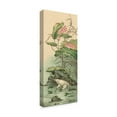 thumbnail image 2 of Trademark Fine Art 'Crane and Lotus Panel II' Canvas Art by Racinet, 2 of 4