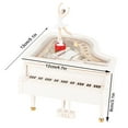 thumbnail image 4 of Dancing Girl Music BoxDelicate White Music Box Dancer Music Box Dancer Music Box White Ultra Responsive, 4 of 5