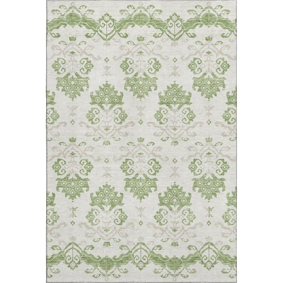 Dalyn Rugs Premium Machine Washable Mayfield AMF759 Green 9' x 12' Rug