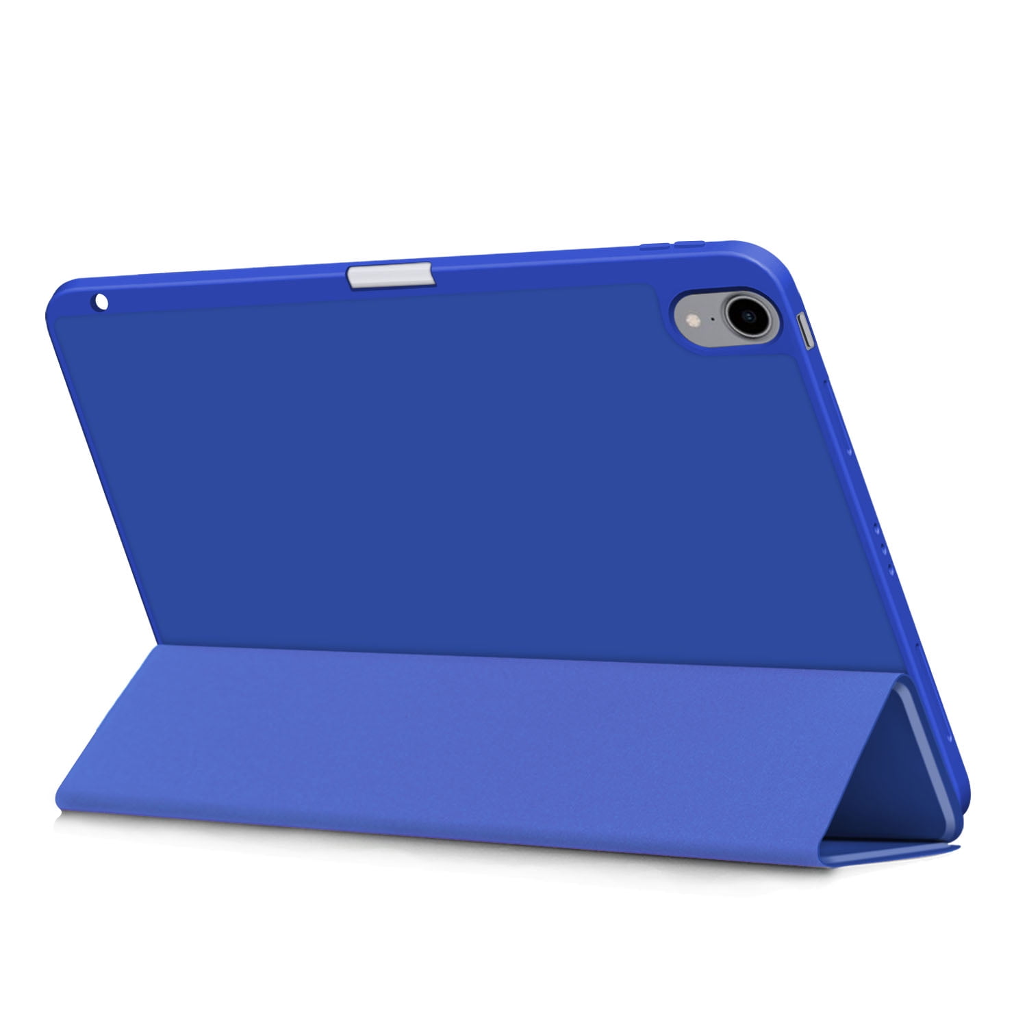 iPad Air 5th 4th Generation Case, iPad 10.9" Case 2022 2020, Allytech Ultra Slim Trifold Stand Protective Multi Angle Stand Pencil Holder Case Cover for Apple iPad Air 4 5, Darkblue