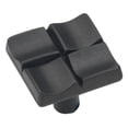 thumbnail image 2 of Hickory Hardware P3457-BI 1 In. Tidal Black Iron Cabinet Knob, 2 of 3