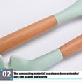 thumbnail image 4 of Kitchen Utensils Set, High Heat Resistant Silicone Cooking Utensils, Non-stick, Dishwasher Safe Tools for Every Cooking Task, Perfect for Nonstick Cookware (Green), 4 of 6