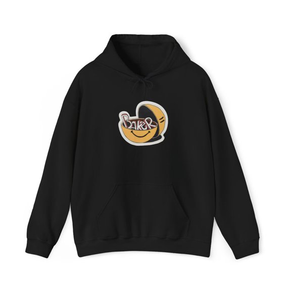 Happy Meal Baker Skateboard Skate 2000s Vintage Classic Hoodie Print - M / Black