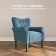 thumbnail image 4 of BELLEZE Accent Chair Armchair for Living Room - Allston (Baby Blue), 4 of 7
