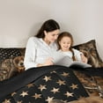 thumbnail image 5 of Homewish Animal Bear Bedding Comforter Set 2pcs for Female Men Adults,Tree Branches Twin Comforter Sets Microfiber,Camouflage American Flag Breathable Bedding Set,Lightweight Room Decor,Reversible, 5 of 8