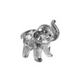 thumbnail image 4 of Adorno de elefante, regalo para familiares y amigos, artesanía, mini escultura para gabinete de escritorio. gris, 4 of 9