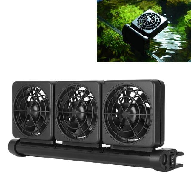 Aquarium Cooling Fan, Sturdy Bracket, Adjustable Wind Speed, Reduce Water Temperature, Suitable for Fish Tank