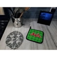 thumbnail image 3 of Christmas Tree Reindeer Green Pair of Pot Holders, 3 of 3