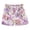 Lavender and Pink Flowers, variant on Kids' Beach Pants Comfortable Swim Trunks Lavender and Pink Flowers Shorts for Pool Vacation and Lounge Wear 2T