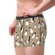 thumbnail image 2 of Balery Lovely Penguin Calzoncillos bóxer para hombre, ropa interior de algodón suave y transpirable con cinturilla de nailon-X-Large, 2 of 5