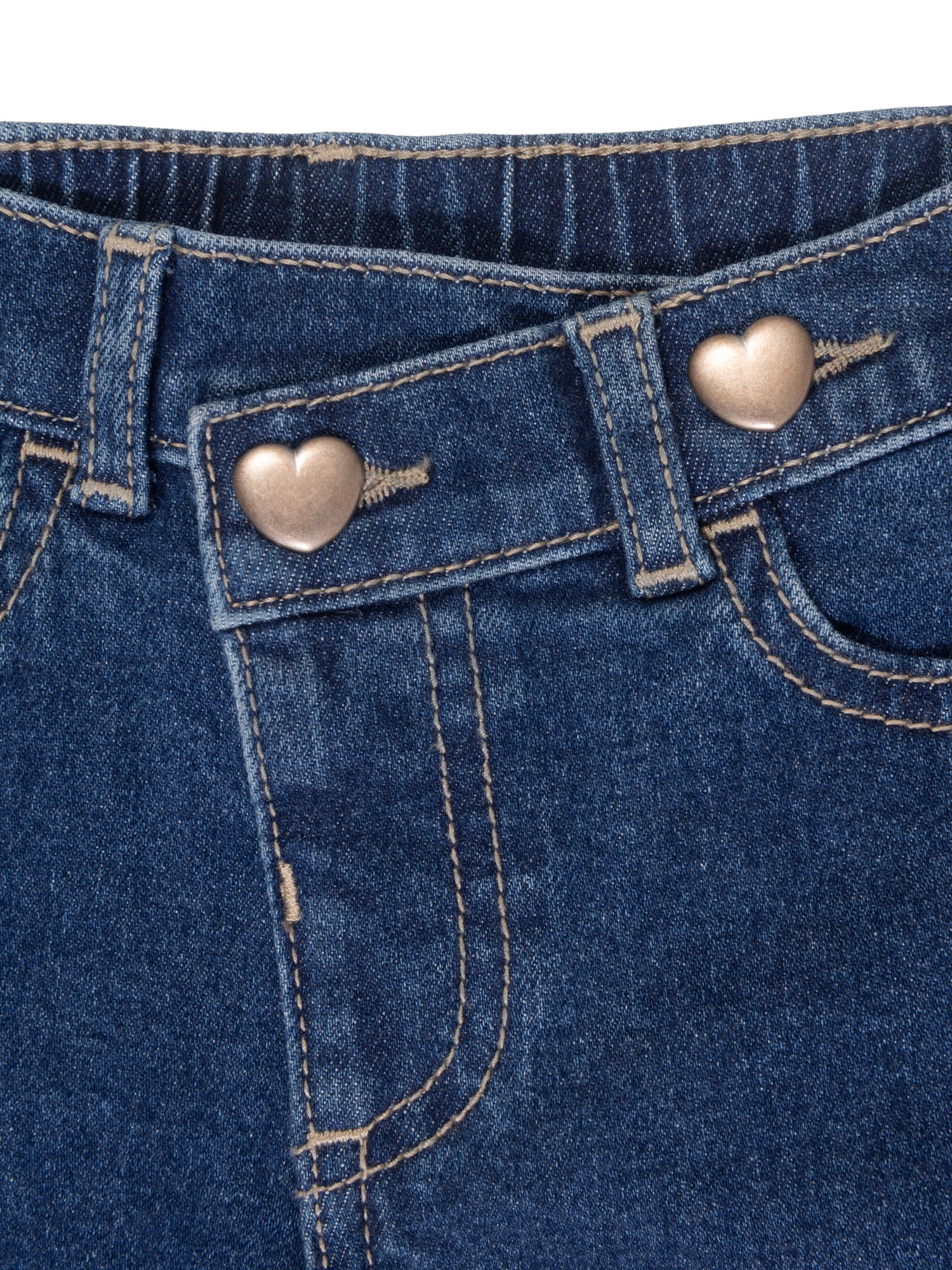 Wonder Nation Toddler Girl Fashion Denim Jeans, Sizes 12M-5T