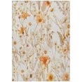 thumbnail image 2 of Addison Rugs Chantille Indoor/Outdoor Transitional Floral Ivory Washable Rectangle Rug, 2'6" x 3'10", 2 of 6