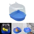 thumbnail image 2 of WEISIPU Classic Caged Bird Bath Aviary Birds Budgie Finches Canaries Shower Pet Feed, 2 of 12