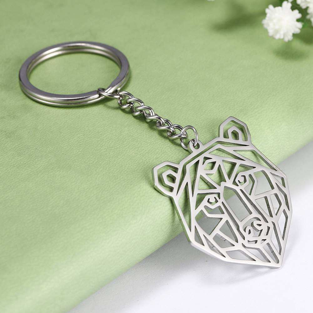 Animal Key Ring Stainless Steel Keychain for Men and Women with Various Animal Designs Durable Non-Rusting