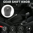 thumbnail image 2 of Unique Bargains Gear Shift Knob 5 Speed Manual Gearbox Stick Shifter Lever Knob for Renault Kangoo 97-19 Plastic Gray, 2 of 6