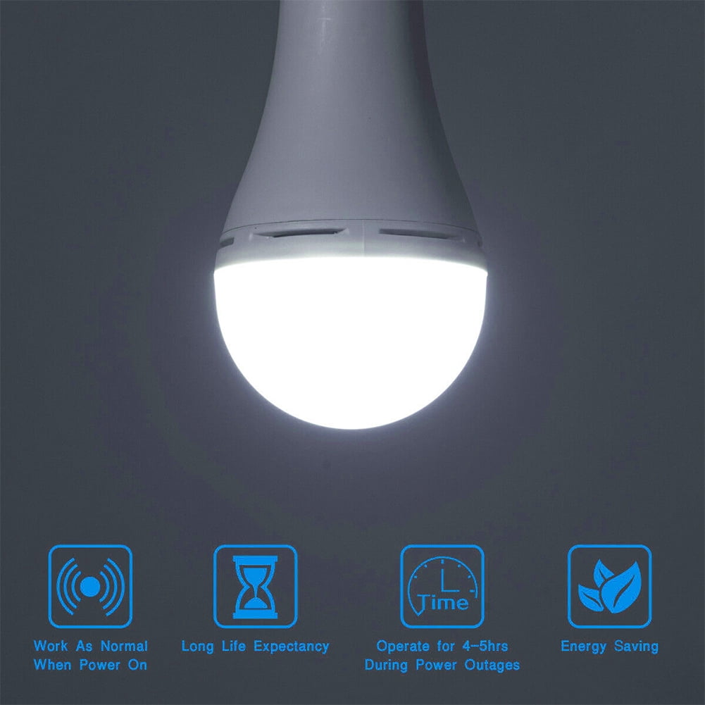 Pack Of 2 Multifunctional Rechargeable 12w Emergency Led Light