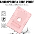 thumbnail image 4 of iPad 6th Generation Case, iPad 5th Gen Case, Dteck Heavy Duty Shockproof Kickstand Cover for Apple iPad 6th 5th Gen 9.7" 2018/2017, Rosegold, 4 of 4
