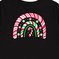 thumbnail image 4 of Inktastic Peppermint Rainbow with Candy Cane Boys or Girls Long Sleeve Toddler T-Shirt, 4 of 5
