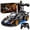 Black, variant on Dinosaur Transforming Remote Control Car,1:16 RC Car with One-Click Conversion, RC Toy Gift for Kids 3+