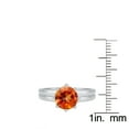 thumbnail image 3 of Sterling Silver with Fire Topaz Solitaire Ring, 3 of 3