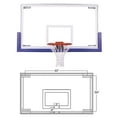 thumbnail image 1 of First Team Triumph Upgrade Package with 72'' Glass Basketball Board, Rim and Pad, 1 of 1