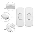 thumbnail image 4 of Inline Wire Switch Dpst Control Light Switch For Bedroom Desk Lamp Led Light, 4 of 9